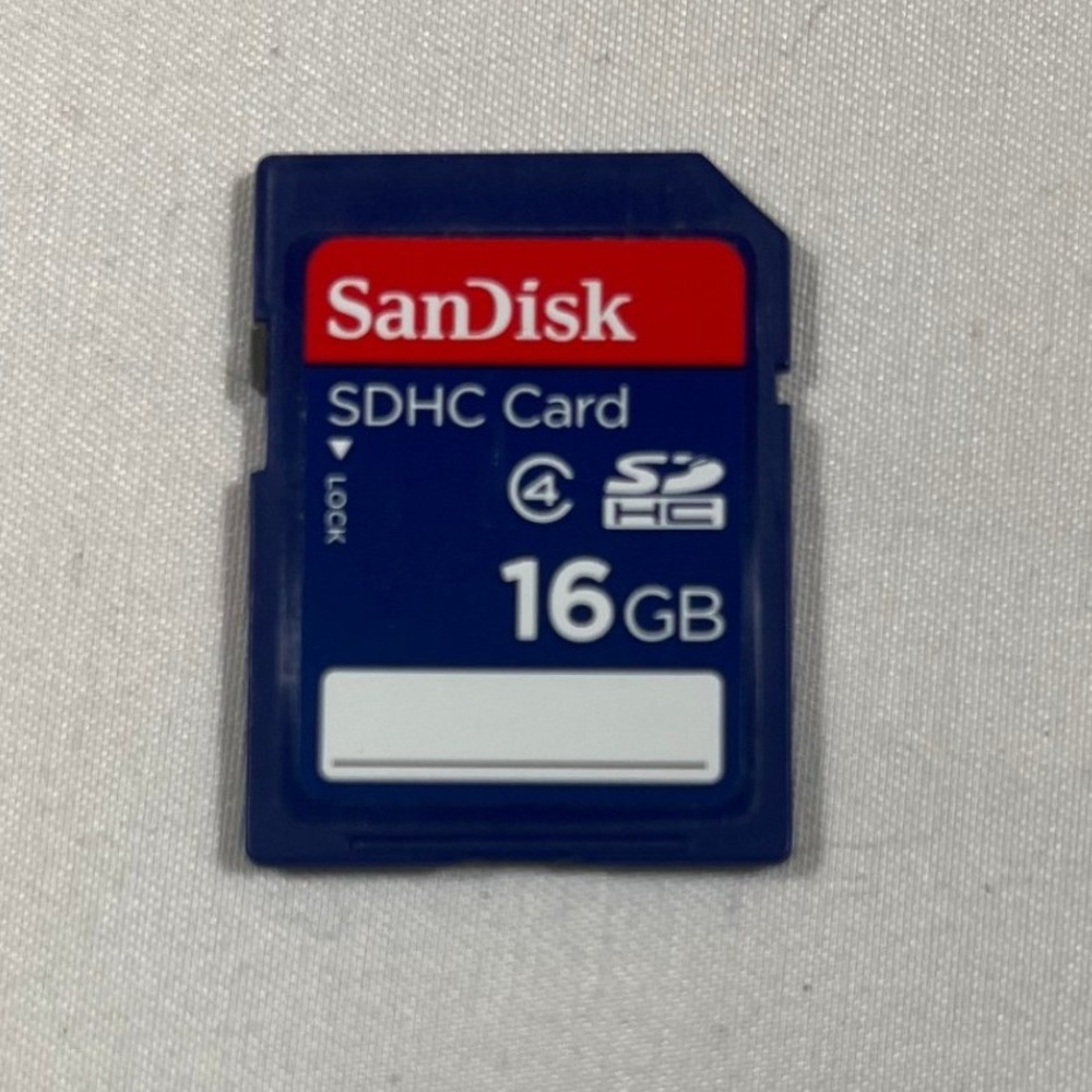SanDisk SDHC Card 16GB Blue Class 4 Flash Memory BL1329322380G